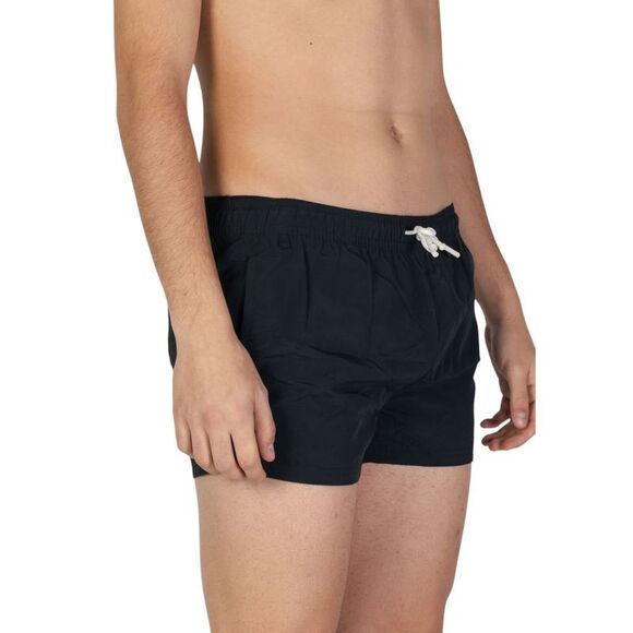Hamaki-Ho Black Polyester Swim Men's Shorts - Picture 4 of 5